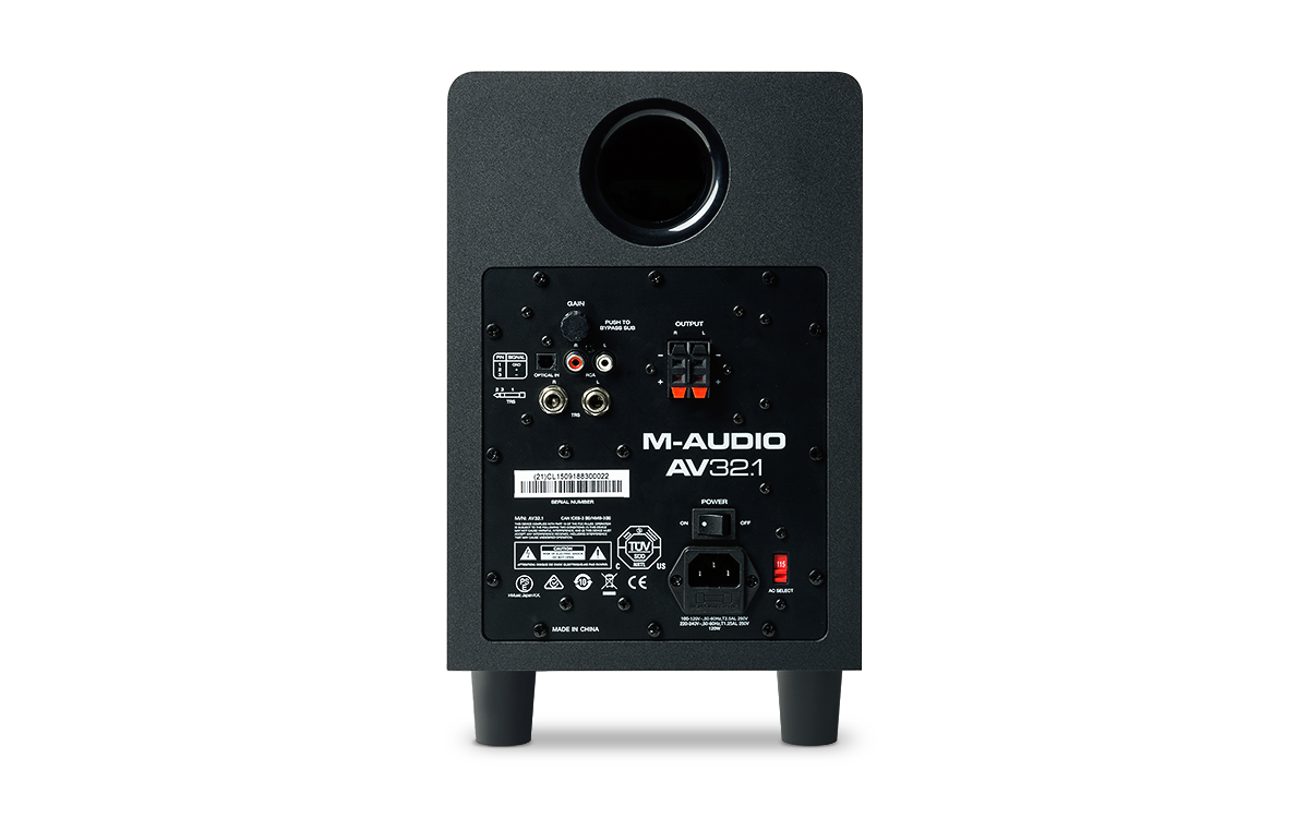 Pair M-Audio M-Audio AV32 Compact Active Desktop Reference Studio Speakers 